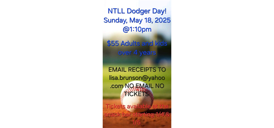 Dodger Day Sunday May 18th vs the Angels.  Tickets on Sale Now! 